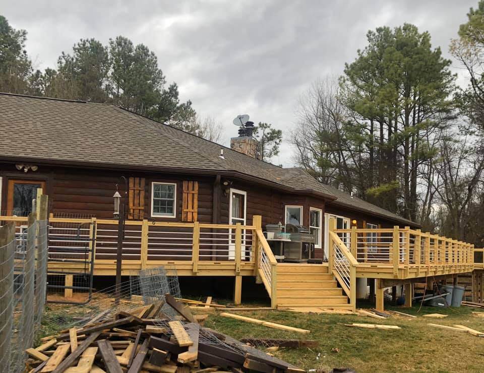 Decking work